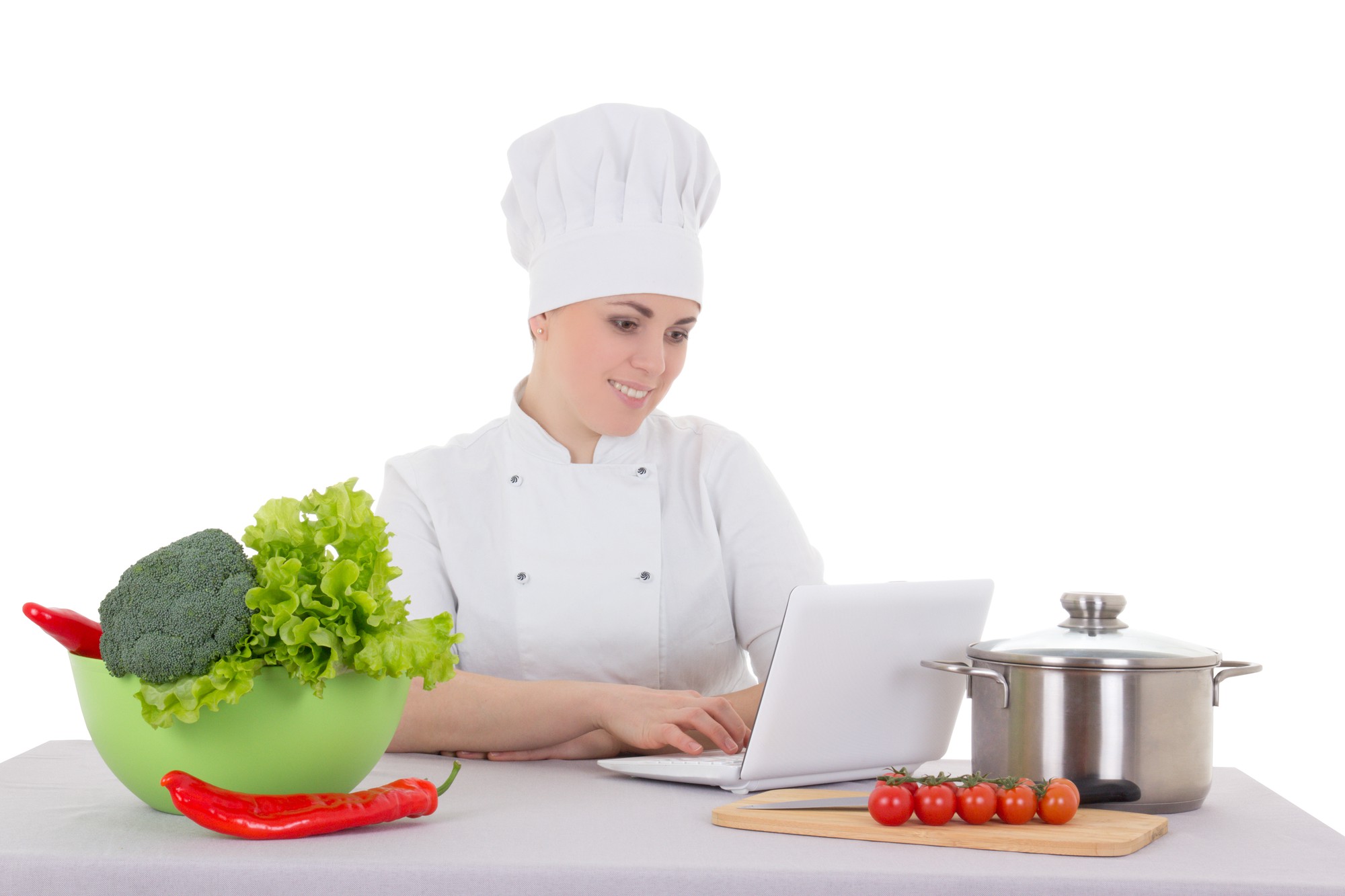 Sala didattica con isola cucina e studenti