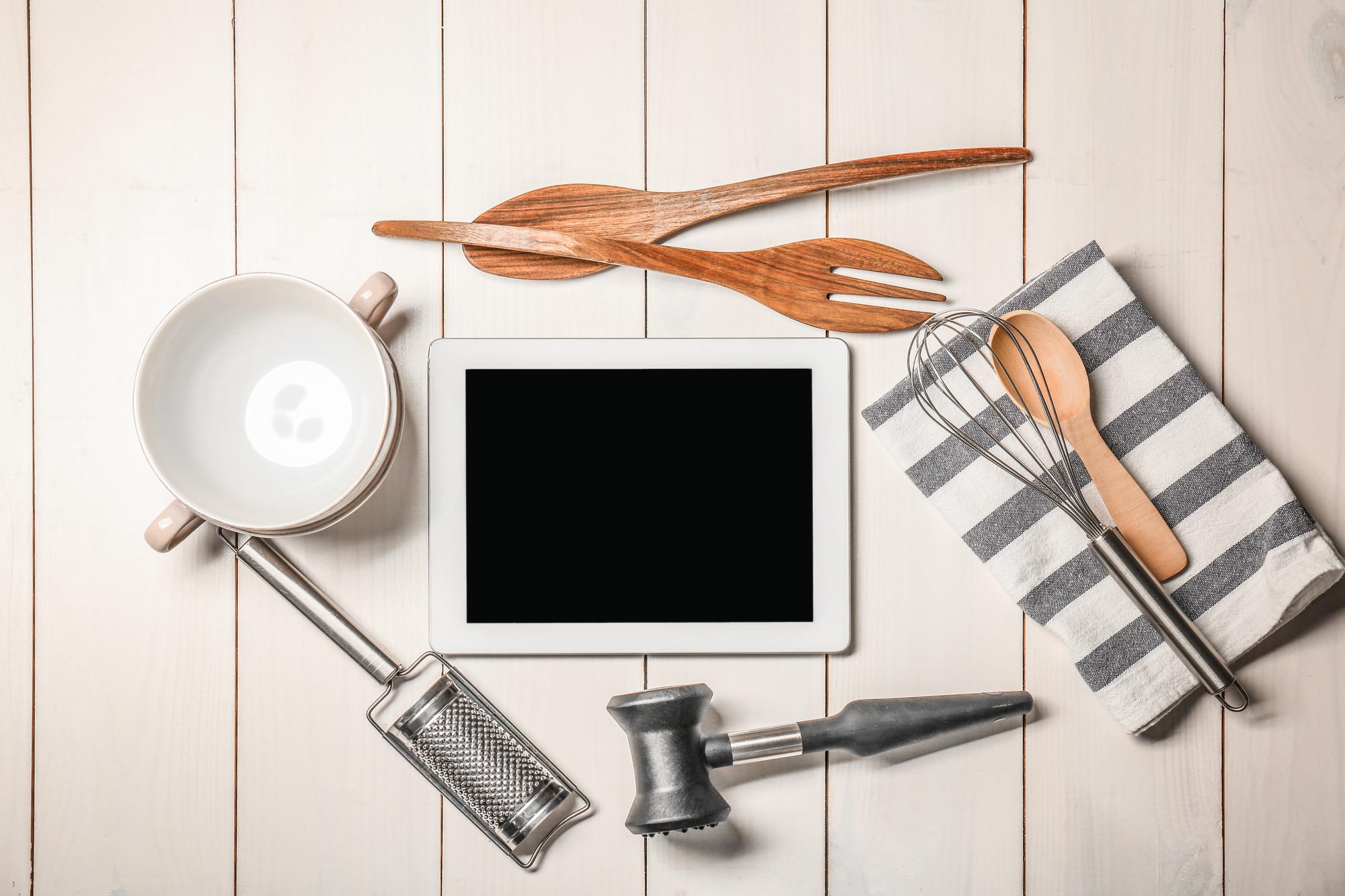 Set di utensili e ingredienti per corso